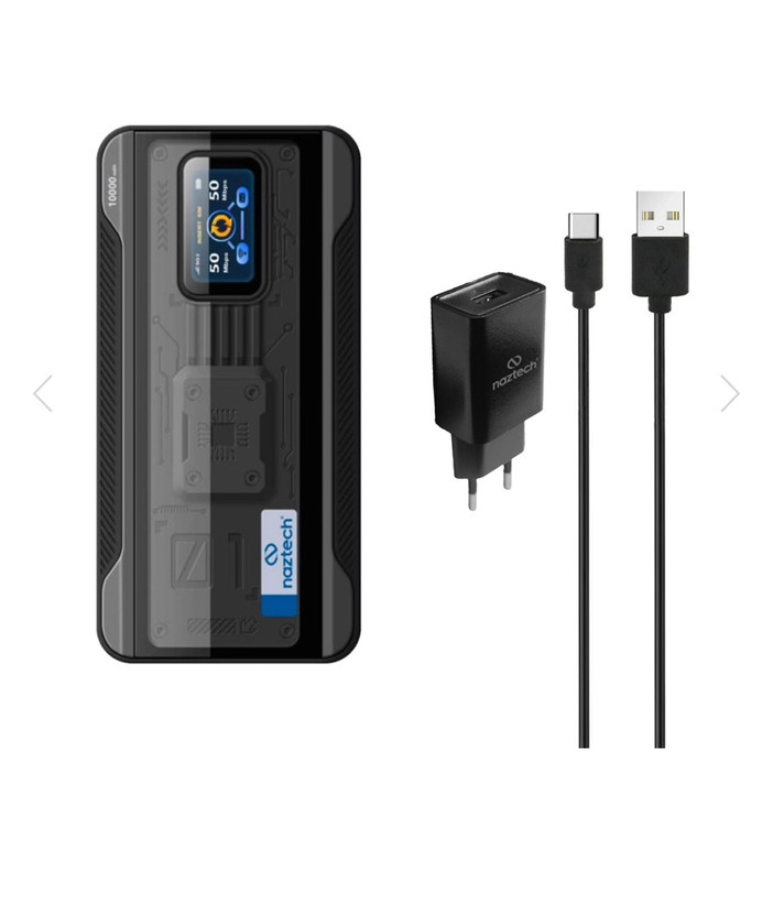 مودم و پاوربانک همراه 4G نزتک مدل NAZTECH 99G PLUS 4G با Wi-Fi 6، باتری 10000 میلیآمپرساعتی، پشتیبانی از 10 کاربر و درگاه USB Type-C