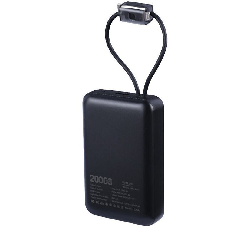 پاوربانک 22.5 وات بوکو مدل MG-G181 ظرفیت 20000 میلیآمپرساعت به همراه کابل USB-C