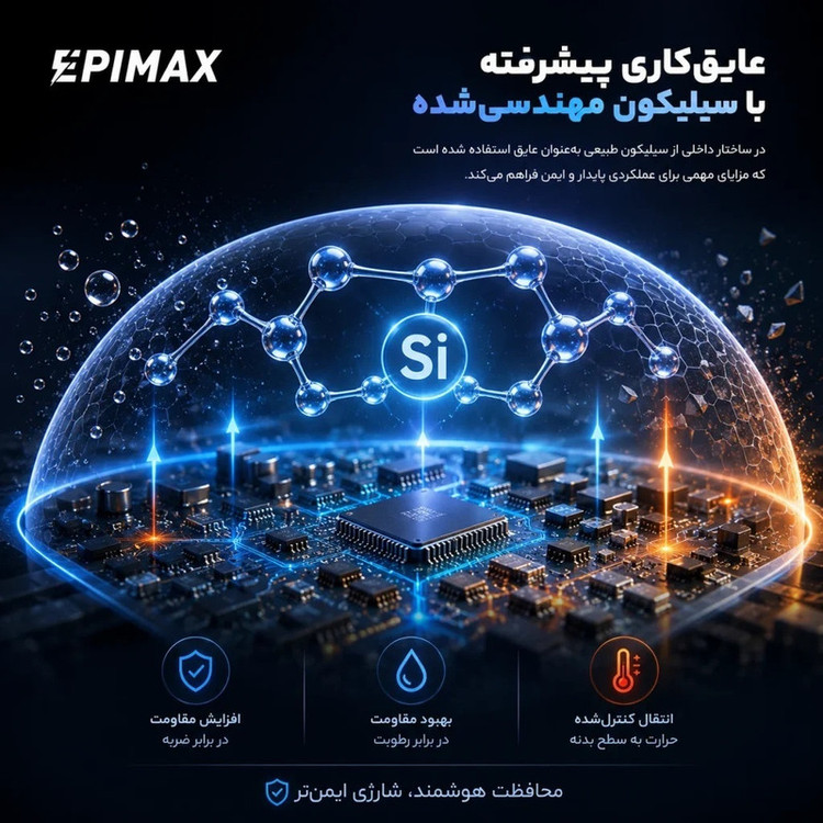 شارژر دیواری 45 وات اپیمکس مدل EA-176 به همراه کابل USB-C